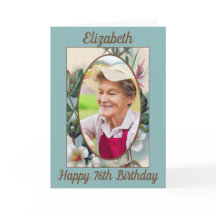 Vintages florales Foto jeden Geburtstag