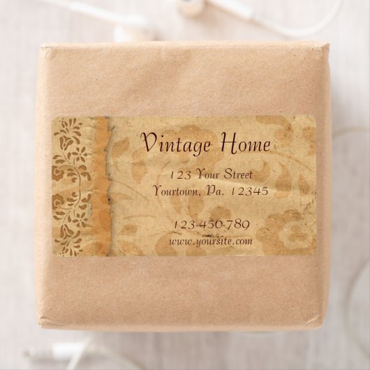 Vintages florales Geschäftszeichen (Insitu)