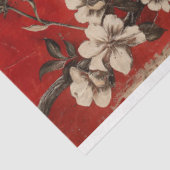 Vintages florales Gothic Raven Decoupage Seidenpapier (Ausschnitt)