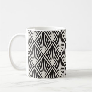Vintages florales Jugendstil Nahtloses Muster. Geo Kaffeetasse
