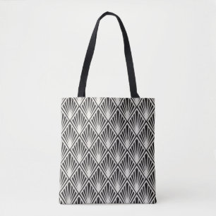 Vintages florales Jugendstil Nahtloses Muster. Geo Tasche