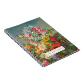 Vintages florales Monogramm Personalisiertes Noteb Notizblock (Rechte Seite)