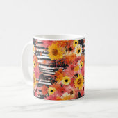 Vintages, florales Muster (10) Kaffeetasse (Vorderseite Links)