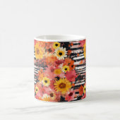 Vintages, florales Muster (10) Kaffeetasse (Mittel)