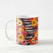 Vintages, florales Muster (10) Kaffeetasse (Links)
