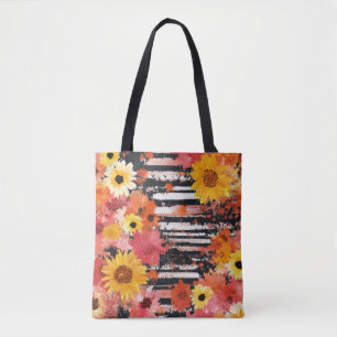 Vintages, florales Muster (10) Tasche
