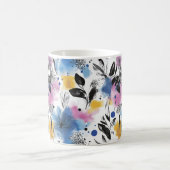 Vintages, florales Muster (13) Kaffeetasse (Mittel)