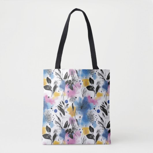 Vintages, florales Muster (13) Tasche (Vorderseite)