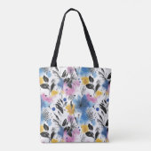 Vintages, florales Muster (13) Tasche (Rückseite)