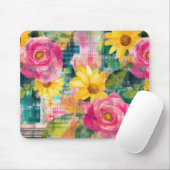 Vintages, florales Muster (14) Mousepad (Mit Mouse)