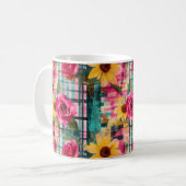Vintages, florales Muster (16) Kaffeetasse (Vorderseite Links)