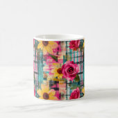 Vintages, florales Muster (16) Kaffeetasse (Mittel)