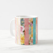 Vintages, florales Muster (17) Kaffeetasse (Vorderseite Links)