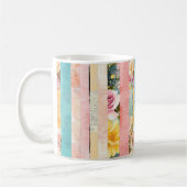 Vintages, florales Muster (17) Kaffeetasse (Links)