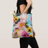 Vintages, florales Muster (2) Tasche (Von Nahem)