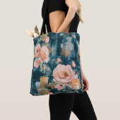 Vintages, florales Muster (3) Tasche (Von Nahem)