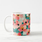Vintages, florales Muster (4) Kaffeetasse (Links)