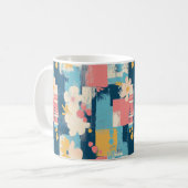 Vintages, florales Muster (5) Kaffeetasse (Vorderseite Links)