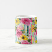 Vintages, florales Muster (7) Kaffeetasse (Mittel)