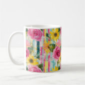 Vintages, florales Muster (7) Kaffeetasse (Links)