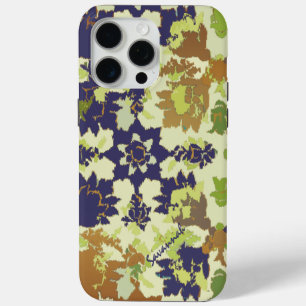 Vintages florales Muster Navy Kupfer Limon iPhone Case-Mate iPhone Hülle