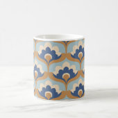 Vintages florales Nahtloses Design. Kaffeetasse (Mittel)