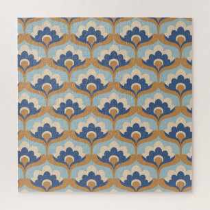 Vintages florales Nahtloses Design. Puzzle