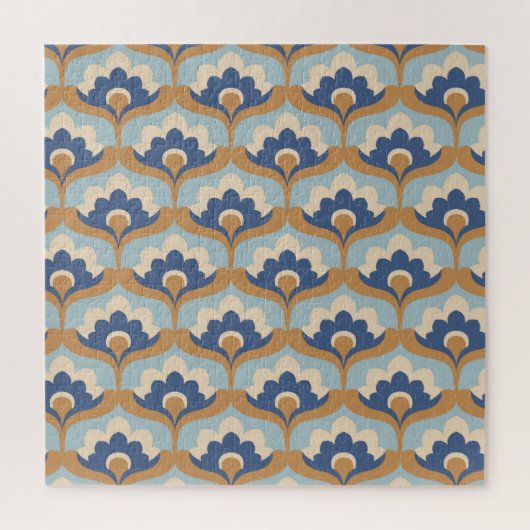 Vintages florales Nahtloses Design. Puzzle (Vertikal)