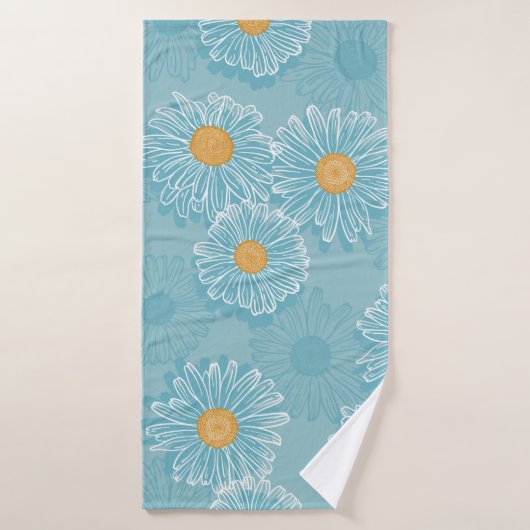 Vintages florales nahtloses Muster. Hintergrund Badehandtuch (Badehandtuch)