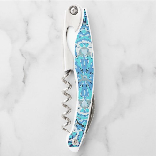 Vintages florales Oriental Kellnermesser (Vorderseite)