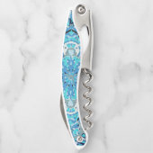 Vintages florales Oriental Kellnermesser (Rückseite)