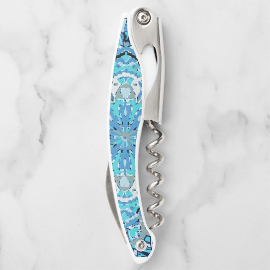 Vintages florales Oriental Kellnermesser (Rückseite)