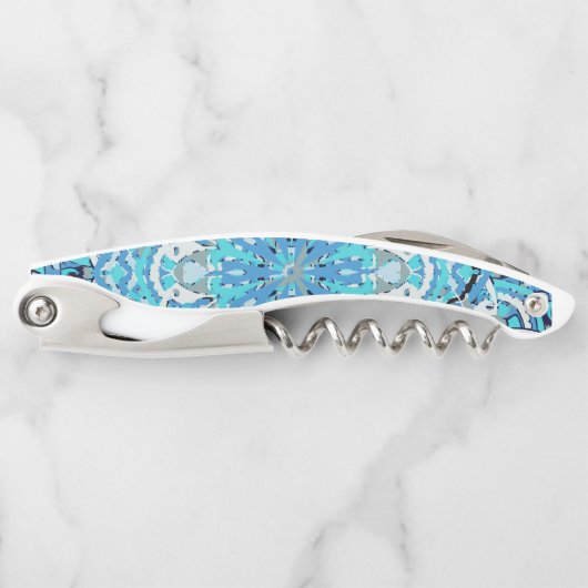 Vintages florales Oriental Kellnermesser (Vorderseite)