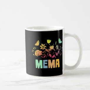 Vintages florales Shirt für Mütter Kaffeetasse