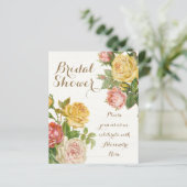 Vintages florales Whitewash Spring Brautparty (Stehend Vorderseite)