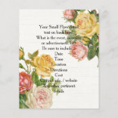 Vintages florales Whitewash Spring Brautparty (Rückseite)