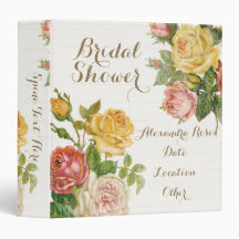 Vintages florales Whitewash Spring Brautparty