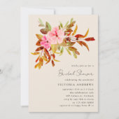 Vintages Florals Brautparty Einladung (Vorderseite)