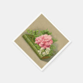 Vintages Florentiner Peony Classy Serviette (Ecke)