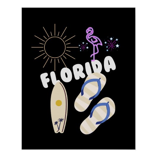 Vintages Florida Retro Poster (Vorderseite)