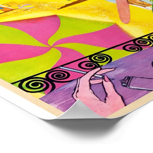 Vintages Florida Travel Art Poster (Ecke)