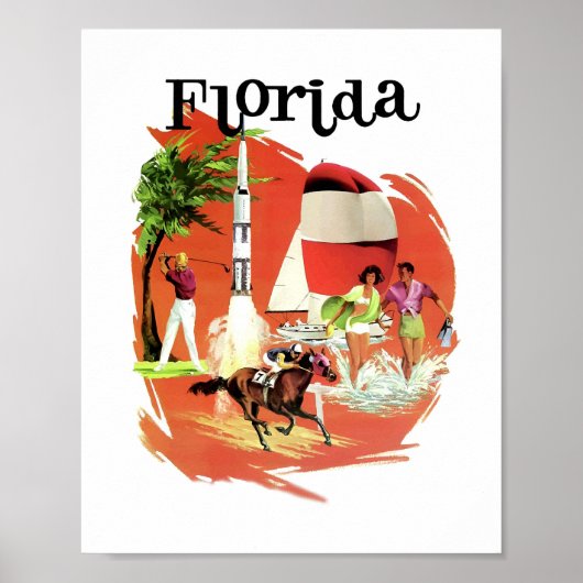 Vintages Florida Travel Poster (Vorne)