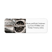 Vintages Flugzeug (Vorne)