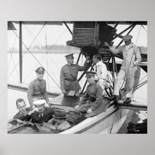 Vintages Flugzeug, 1923 Poster