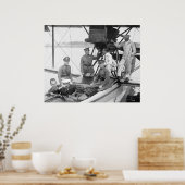 Vintages Flugzeug, 1923 Poster (Küche)