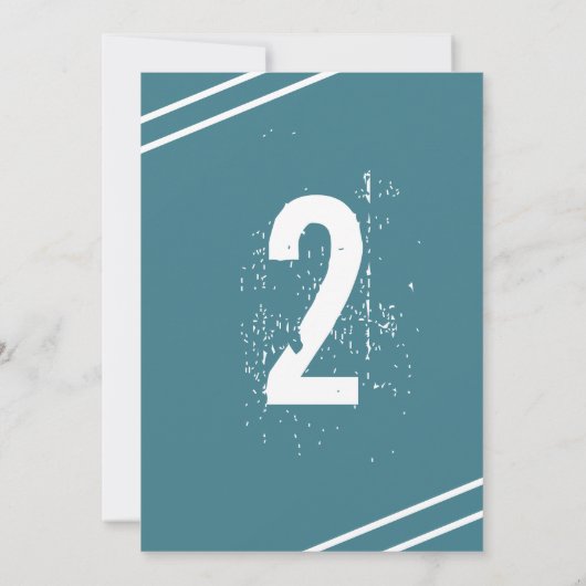 Vintages Flugzeug 2. Geburtstag Einladung (Rückseite)