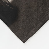 Vintages Flugzeug auf der Piste Fleecedecke (Ecke)