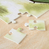 Vintages Flugzeug des Zweiten Weltkrieges Kunstmal Puzzle (Seite)