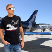 VINTAGES Flugzeug des Zweiten Weltkriegs, Luftschi T-Shirt