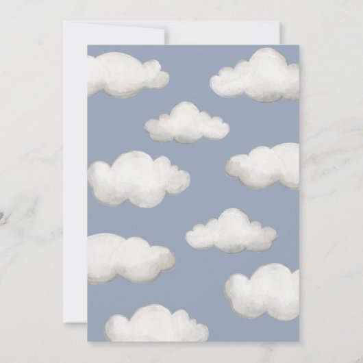 Vintages Flugzeug Einladung zum Geburtstag | Flugz (Rückseite)